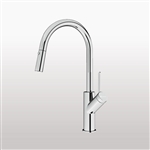 Vòi rửa chén rút dây Konox Ponte Chrome